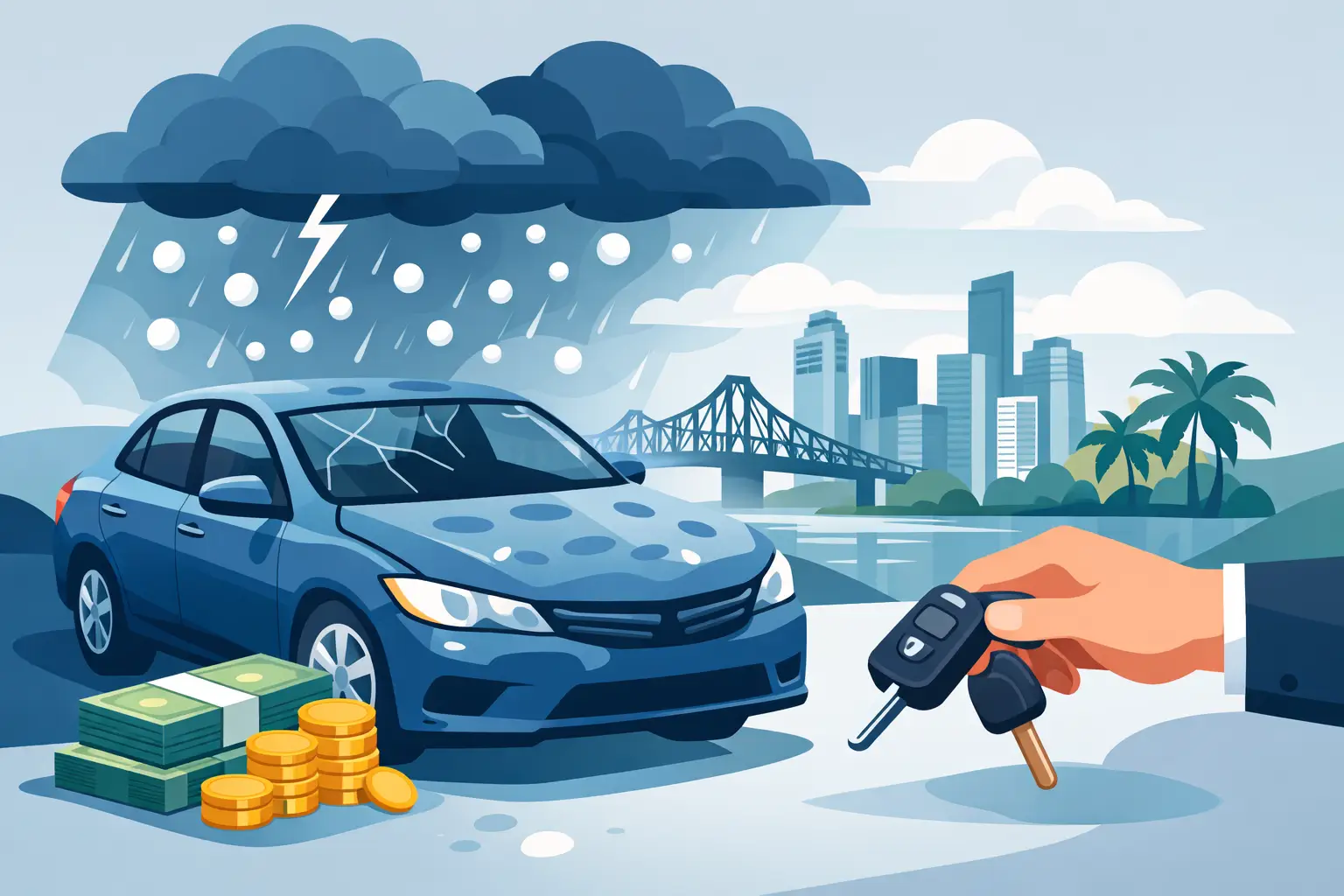 Cash for Hail Damaged Cars in Brisbane