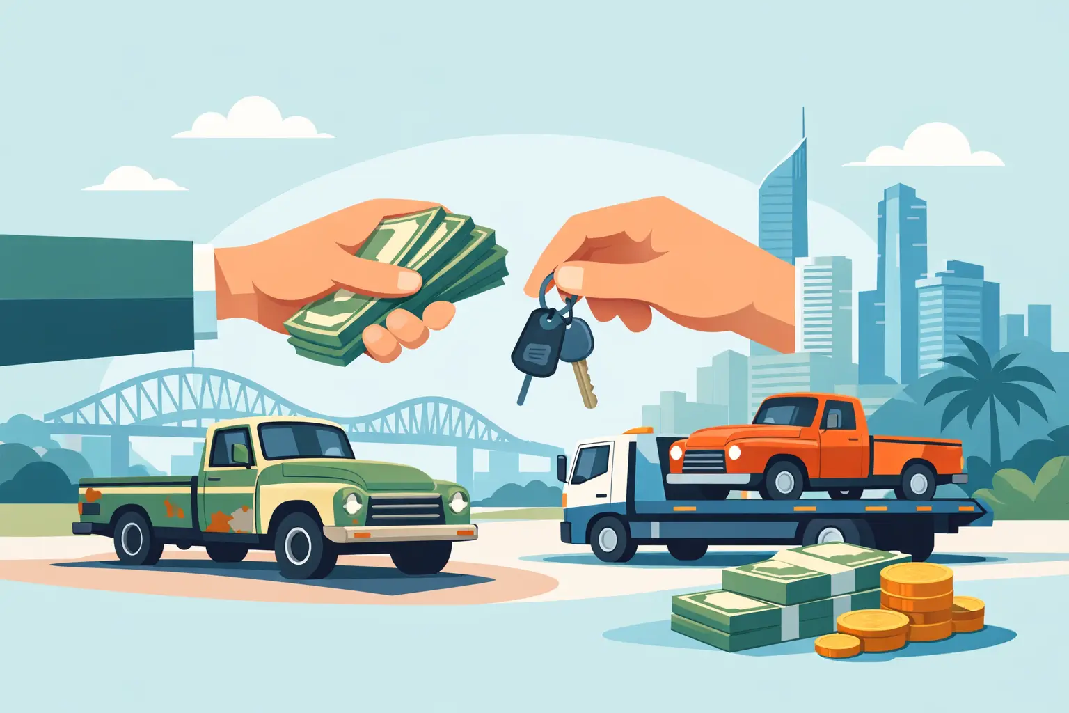 Cash for Old Trucks Brisbane Made Simple