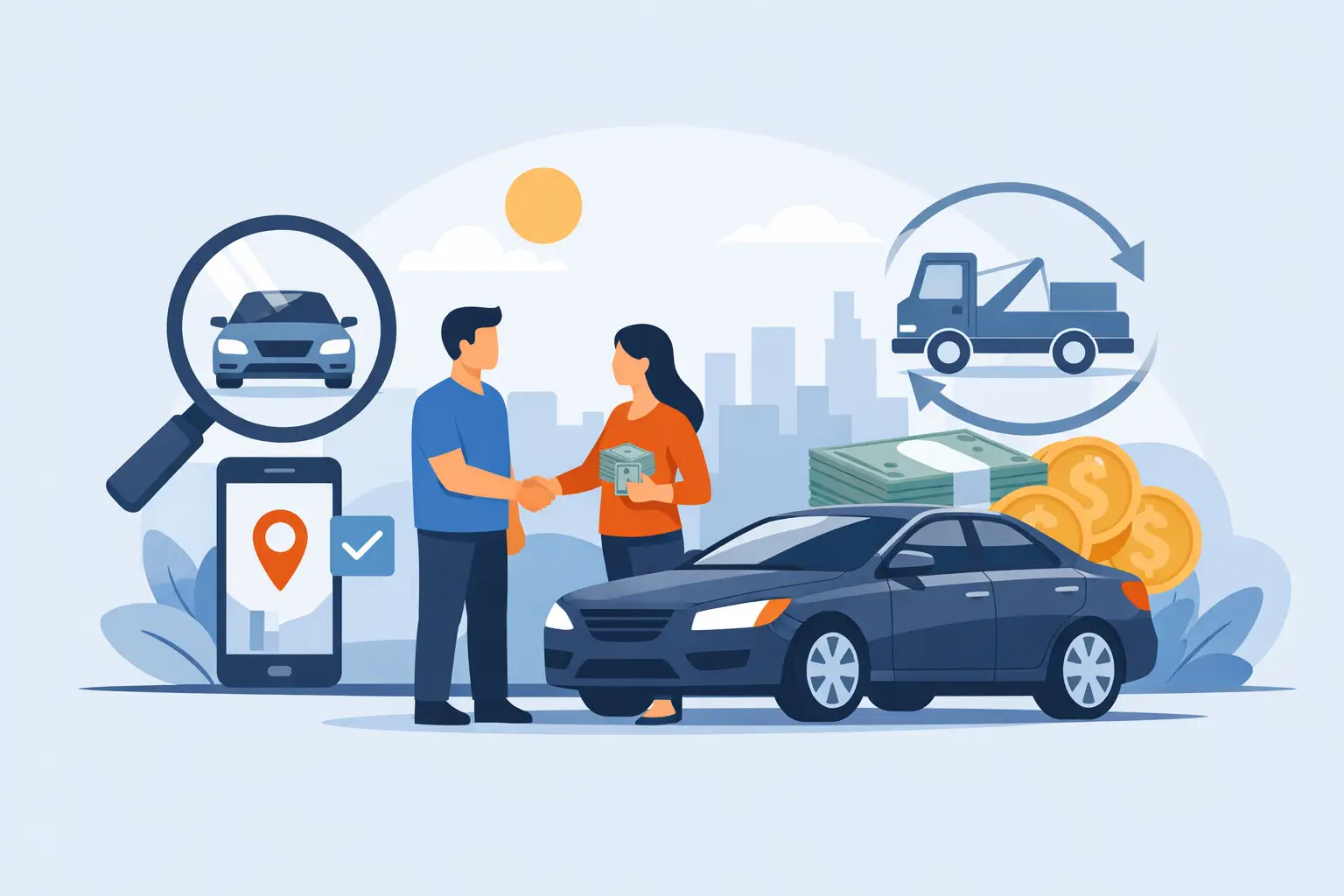 Same Day Car Pickup for Cash Explained