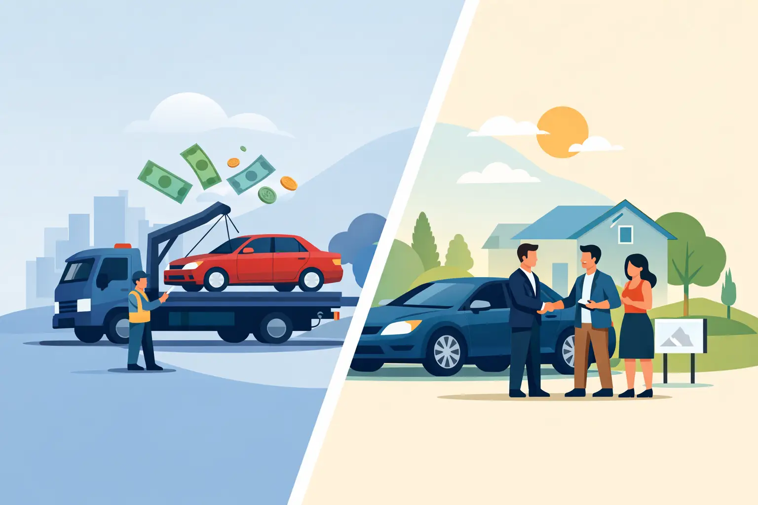 Car Removal Versus Private Sale: Which Wins?
