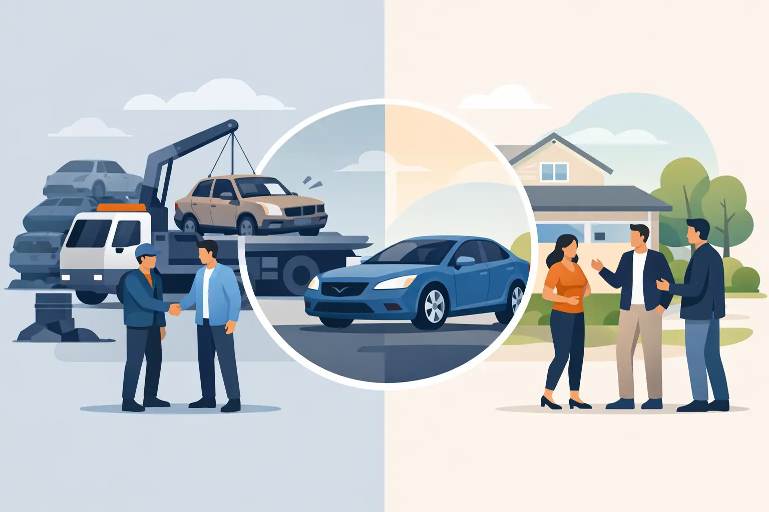Scrap Car Buyer vs Private Sale