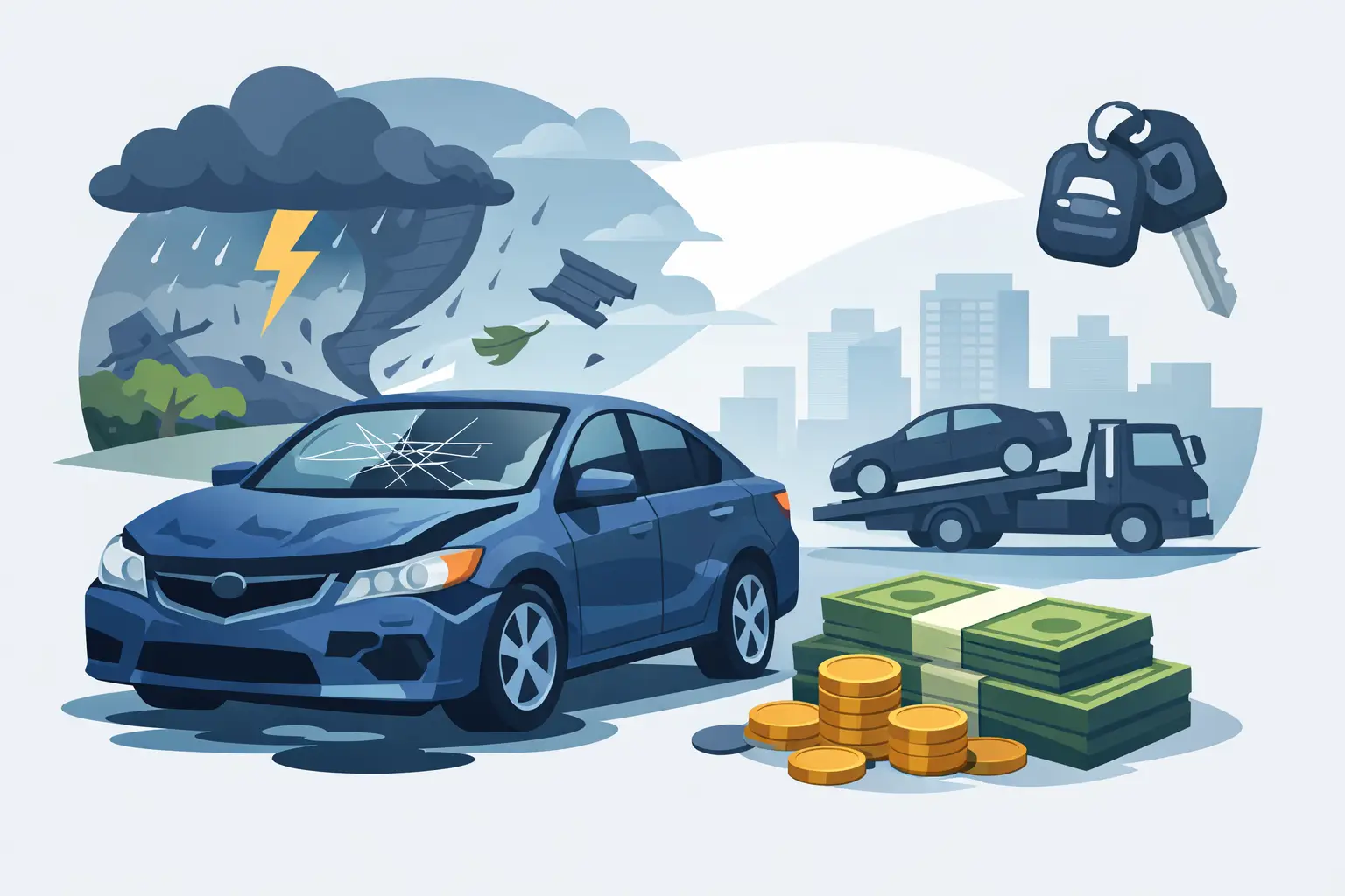Storm Damaged Vehicle Sale for Fast Cash