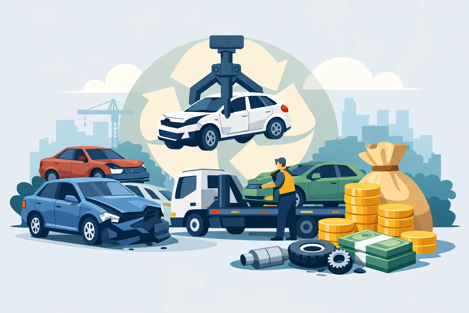 Car Wreckers Turn Unwanted Vehicles Into Cash