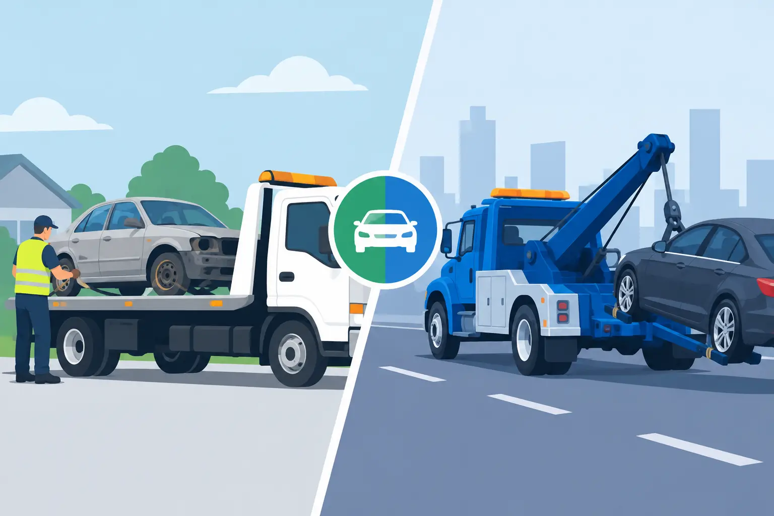 Car Removal Service vs Towing Company: Key Differences