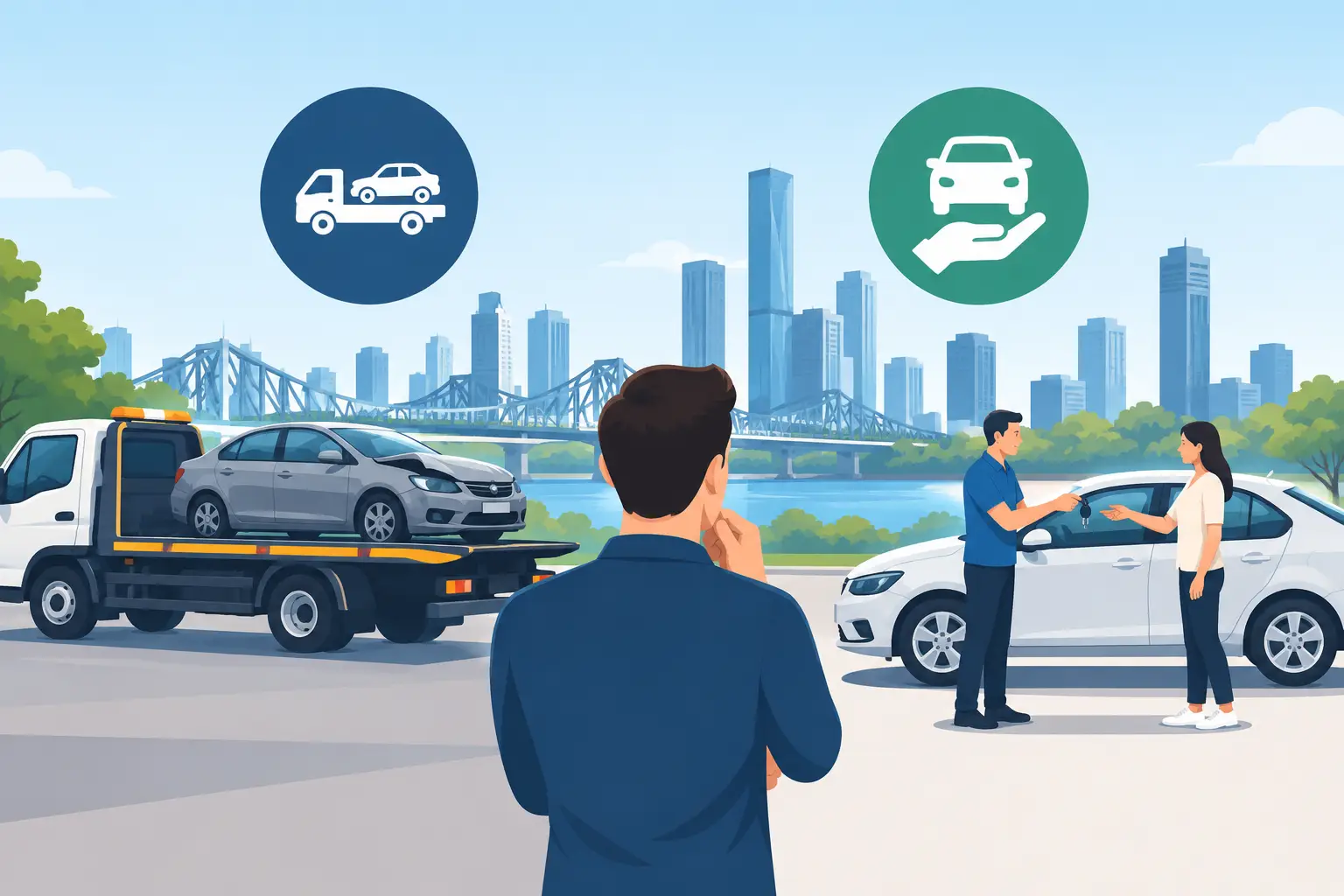 Towing Versus Selling an Unwanted Car in Brisbane